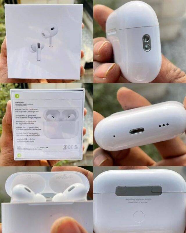AirPods Pro 2 Style Wireless Earbuds – ANC, Touch Control, High Quality Sound