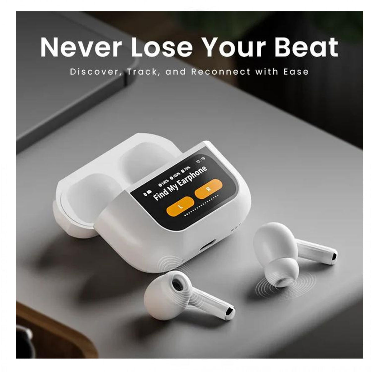 A9 Pro Wireless Earbuds Bluetooth 5.1 | Touch Control | HD Sound | Mini Charging Case | Android & iPhone Compatible