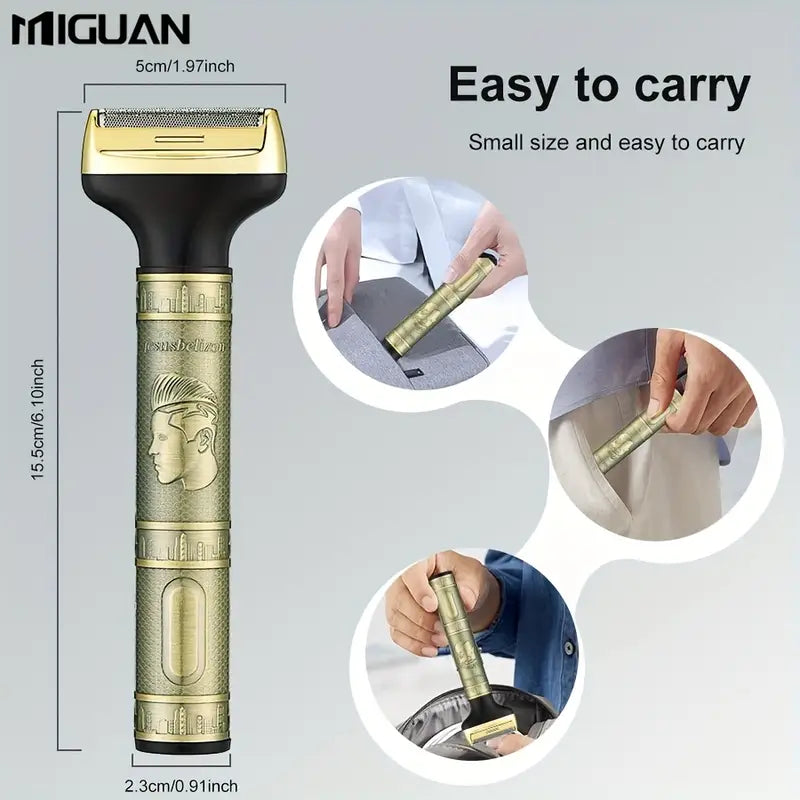 3 in 1 Rechargeable Hair Trimmer for Men | Beard, Nose & Body Grooming Kit