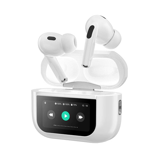 A9 Pro Wireless Earbuds Bluetooth 5.1 | Touch Control | HD Sound | Mini Charging Case | Android & iPhone Compatible