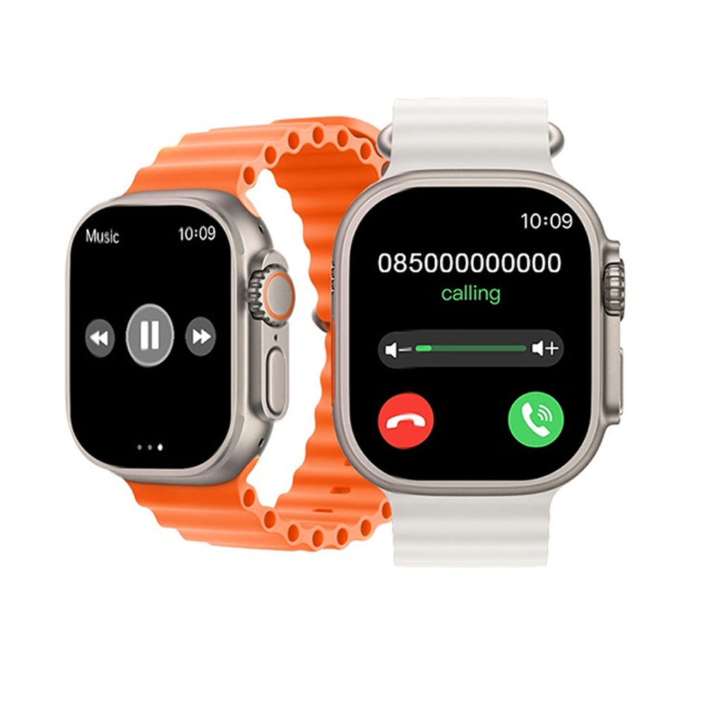 Ultra 3 7-in-1 Smart Watch with Metal Strap – Bluetooth Calling, Fitness Tracker, Multiple Straps & Accessories (High Quality)
