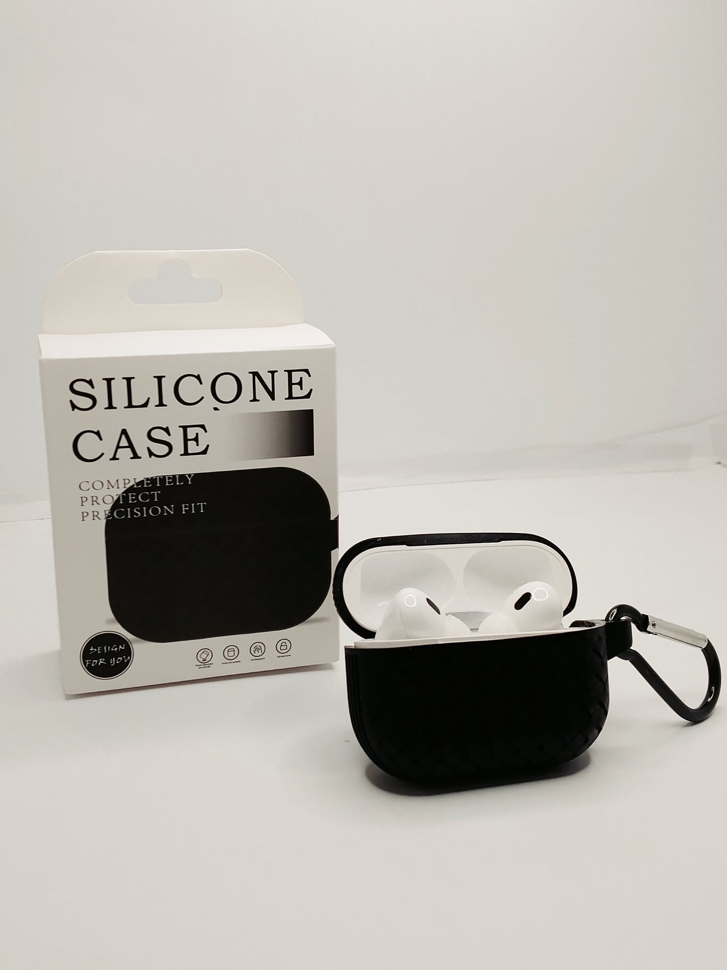 AirPods Silicone Case Cover – Shockproof Protective Case for AirPods 1/2/Pro (Soft & Durable)