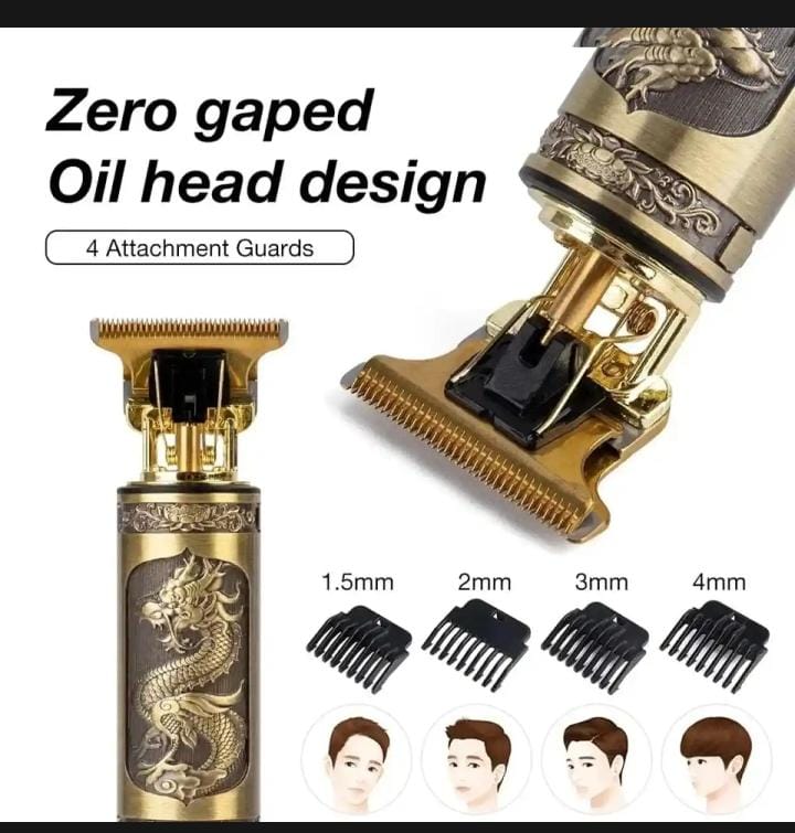 Vintage T9 Professional Hair Trimmer for Men – Rechargeable Beard & Hair Clipper