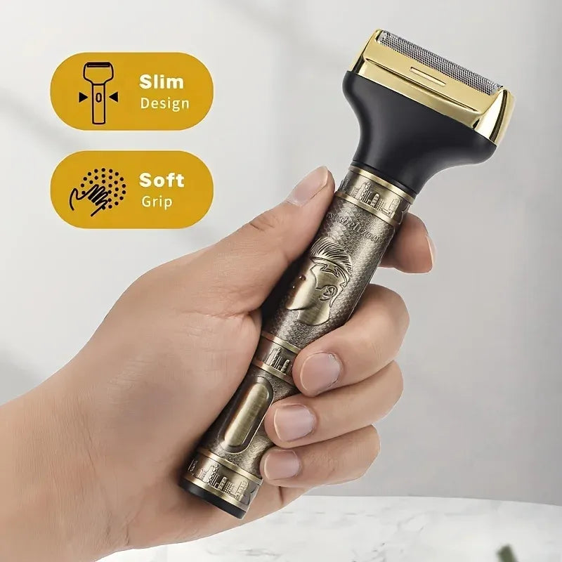 3 in 1 Rechargeable Hair Trimmer for Men | Beard, Nose & Body Grooming Kit
