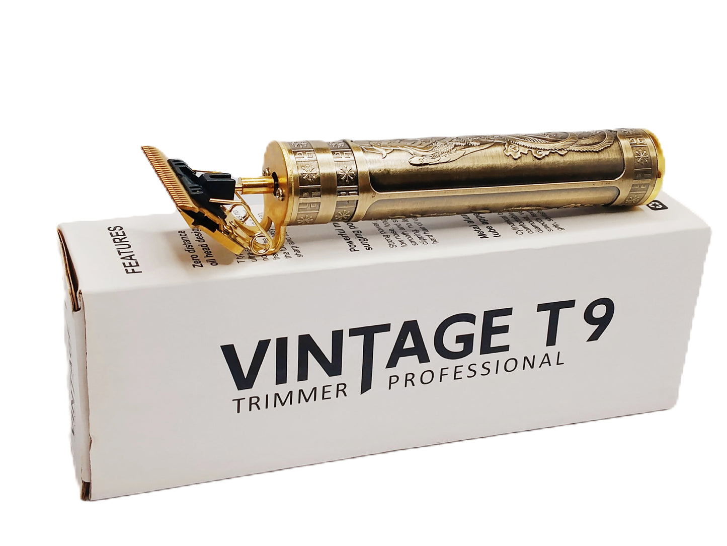 Vintage T9 Professional Hair Trimmer for Men – Rechargeable Beard & Hair Clipper