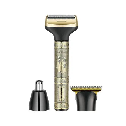 3 in 1 Rechargeable Hair Trimmer for Men | Beard, Nose & Body Grooming Kit
